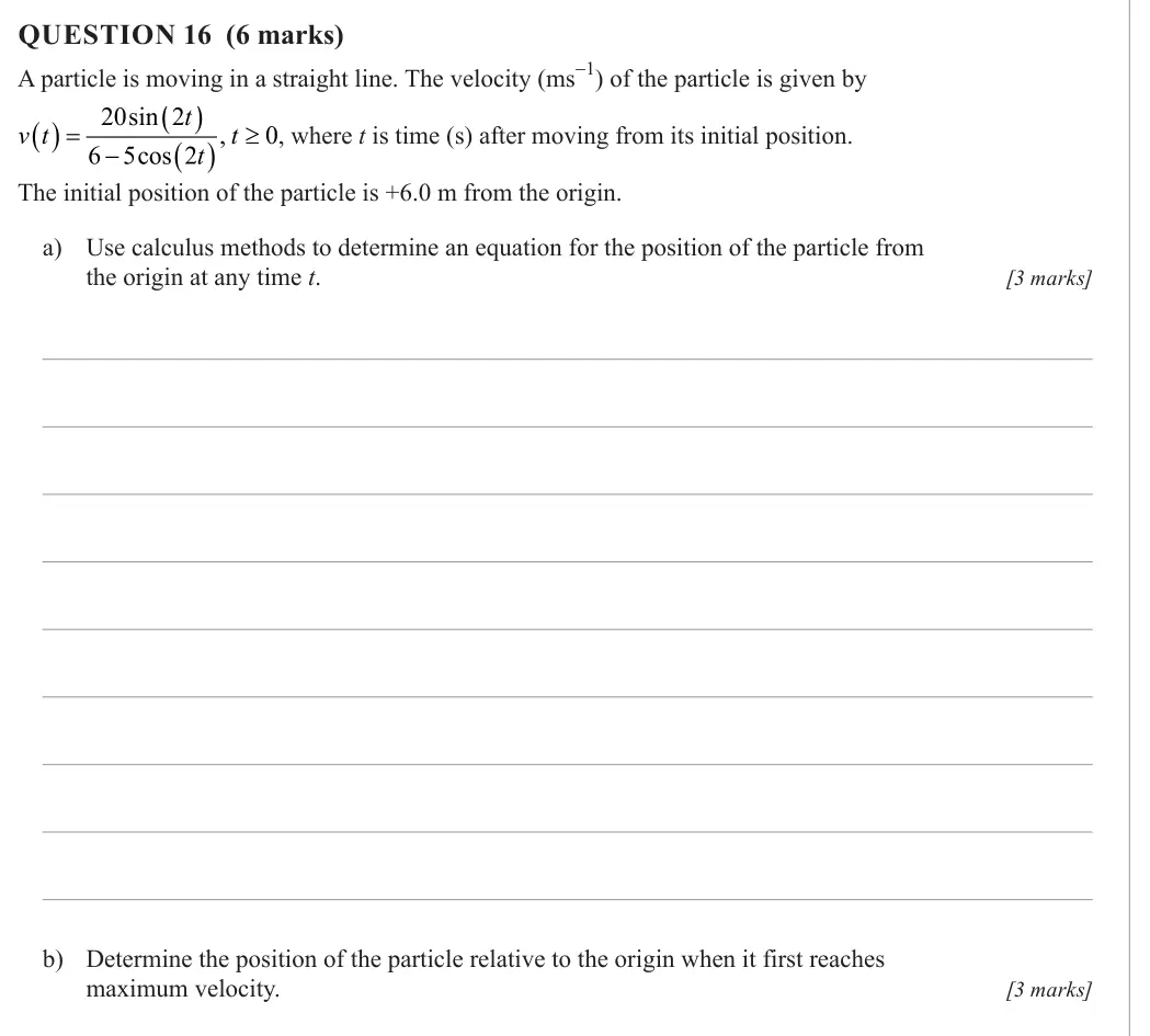 Mathematical Methods 2023 Prova 2, questão 16