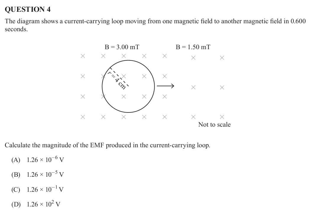 Physics 2020 Prova 1, questão 4