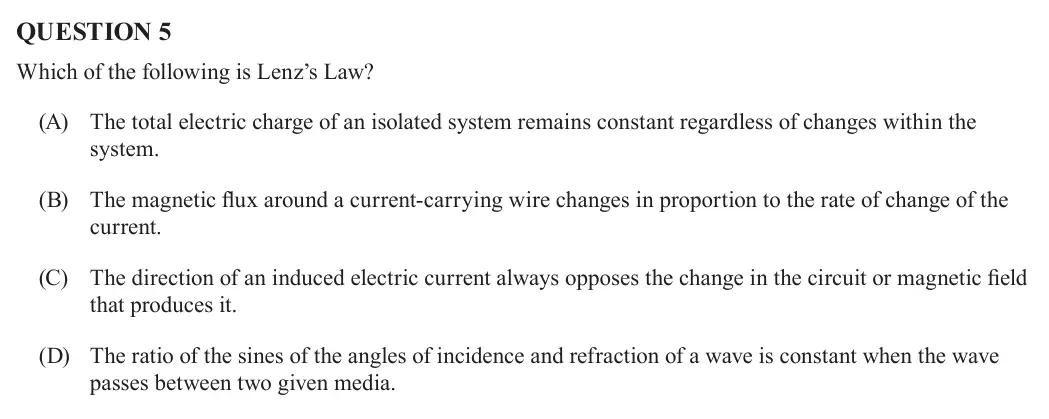 Physics 2020 Prova 1, questão 5