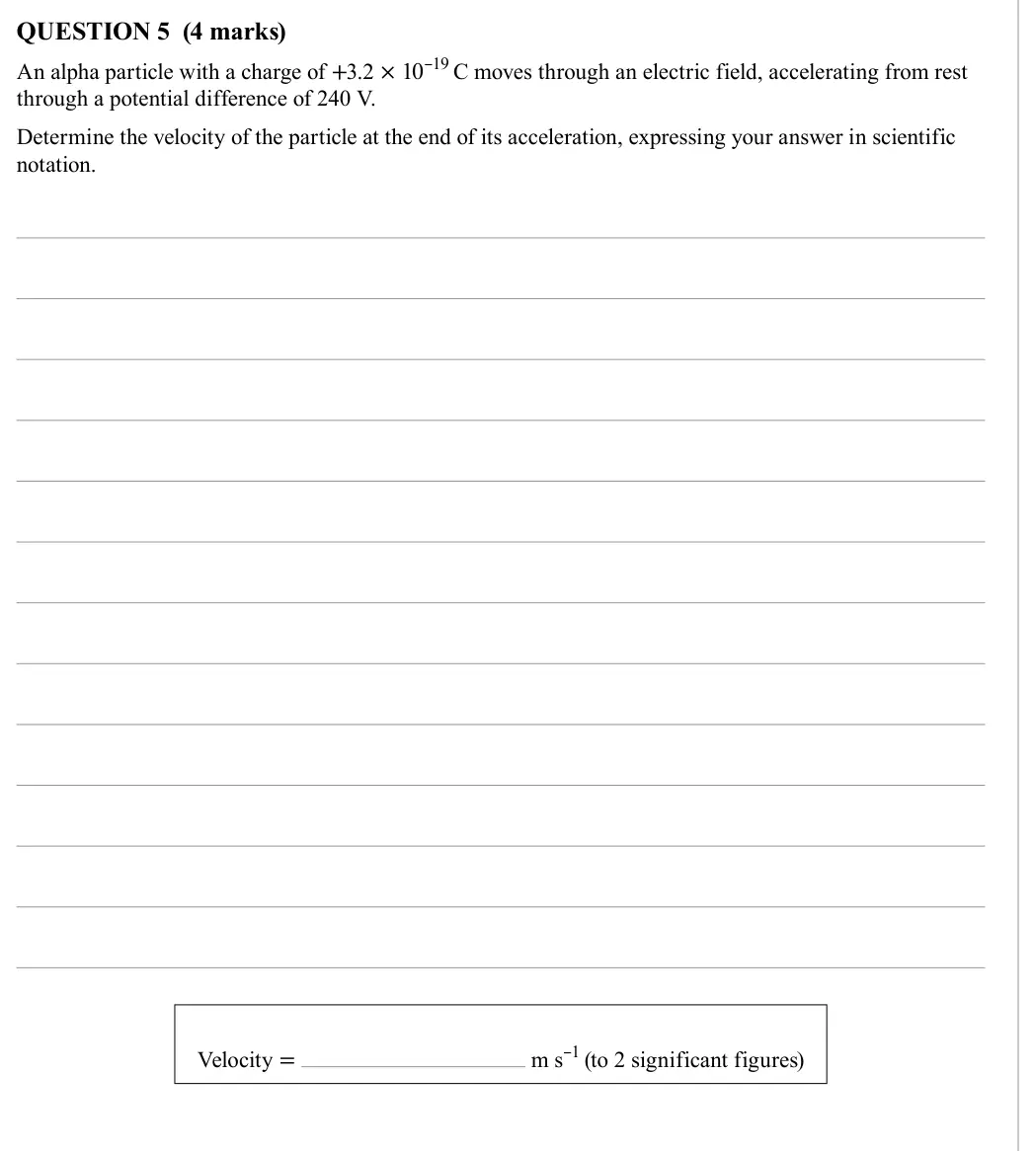 Physics 2021 Prova 2, questão 5