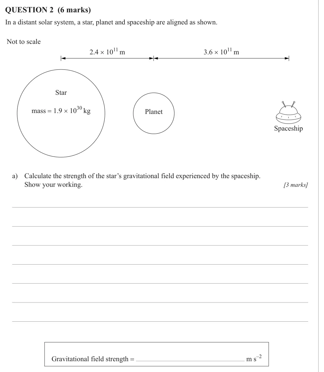 Physics 2024 Paper 2, question 2