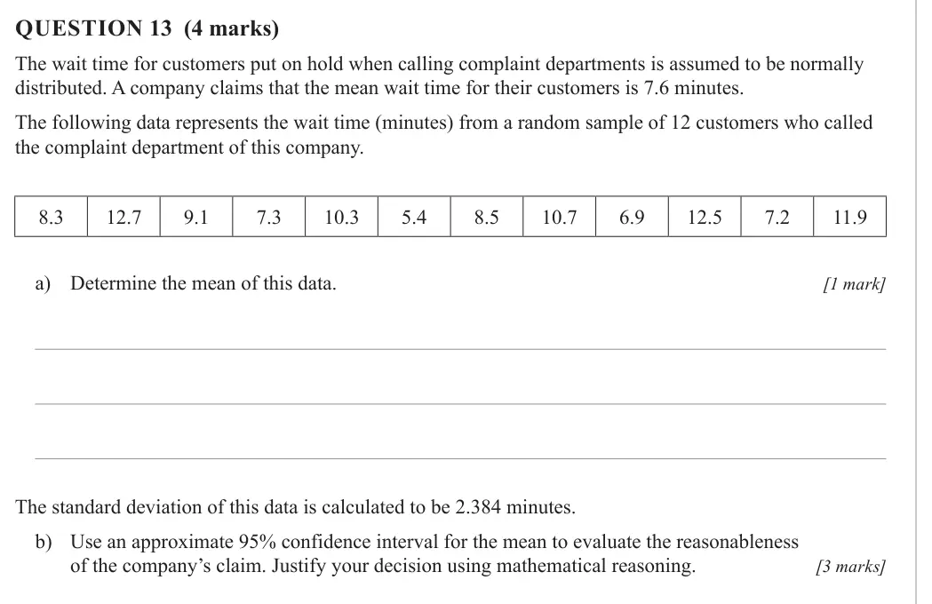 Specialist Mathematics 2023 Paper 2, question 13