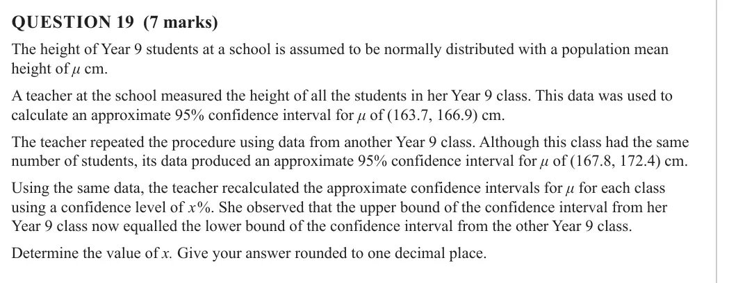 Specialist Mathematics 2023 Paper 2, question 19
