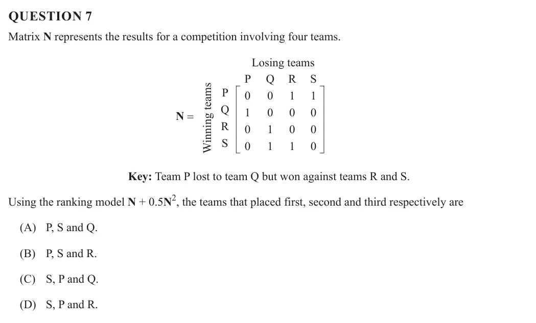 Specialist Mathematics 2023 Paper 2, question 7