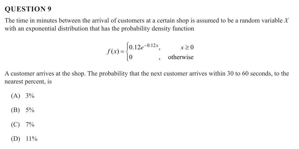 Specialist Mathematics 2023 Paper 2, question 9