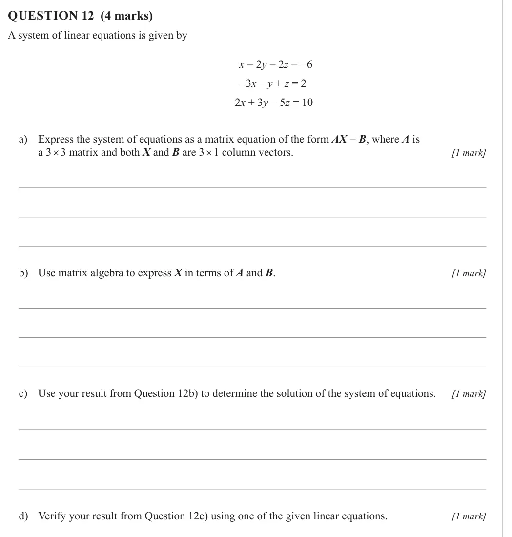 Specialist Mathematics 2024 Paper 2, question 12