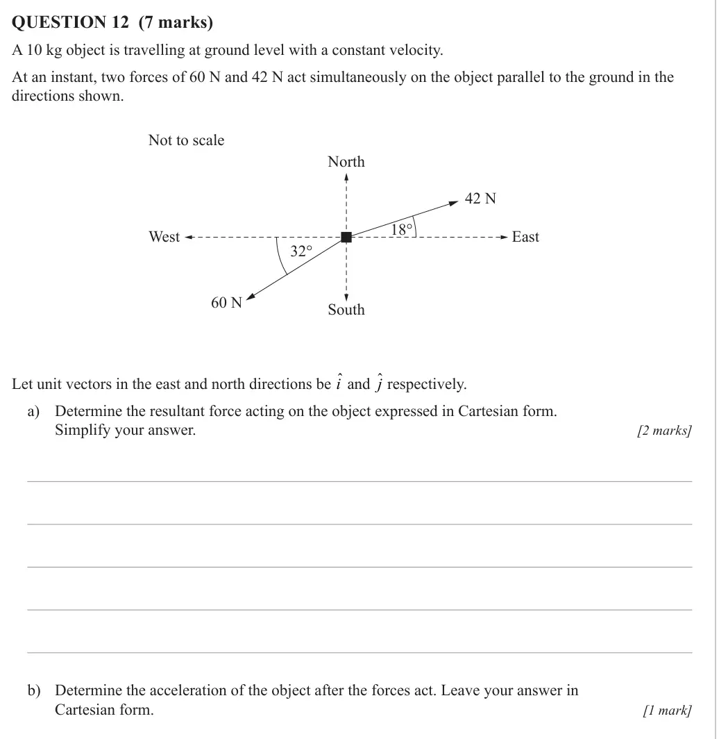Specialist Mathematics 2025 Paper 2, question 12