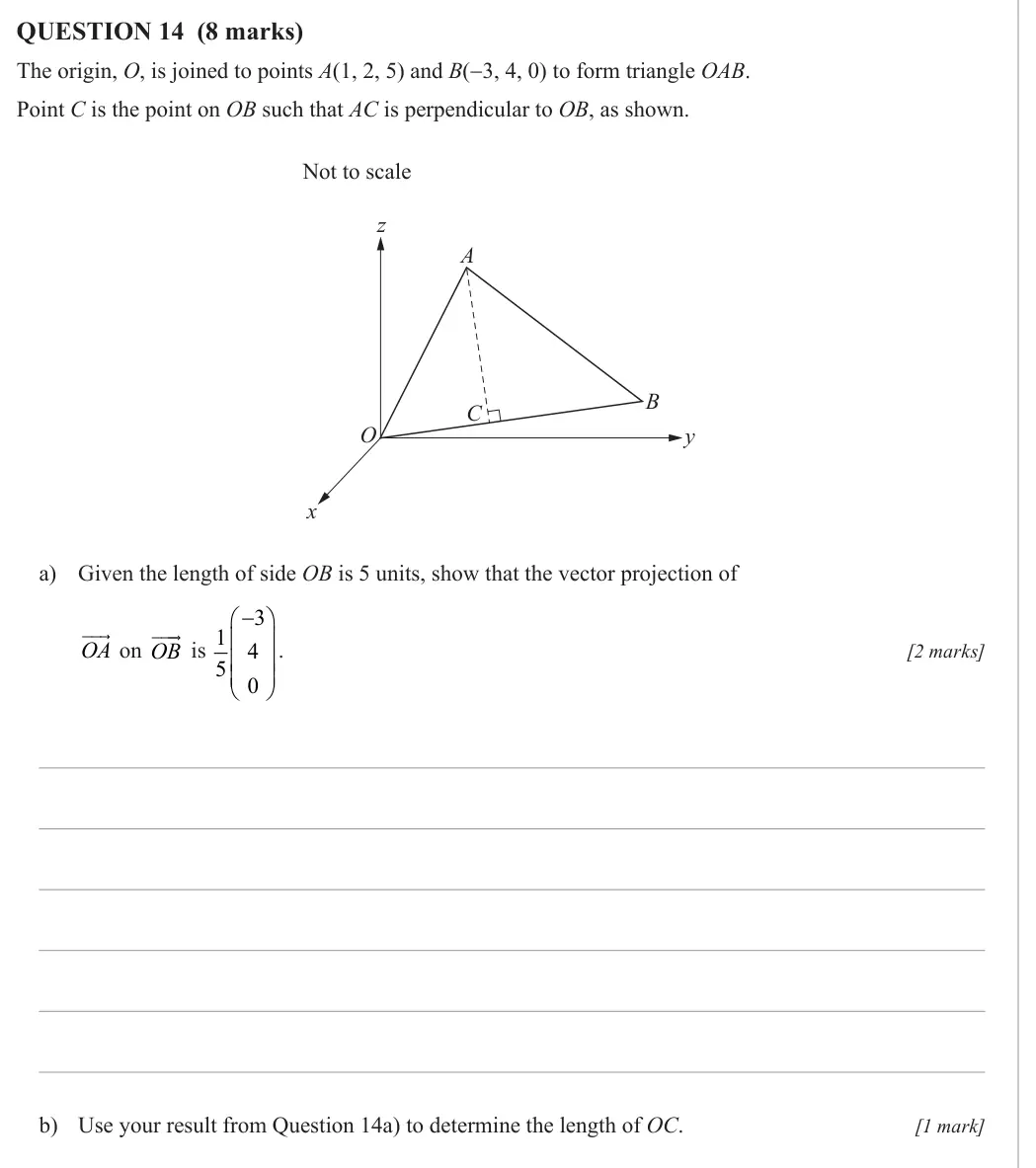 Specialist Mathematics 2025 Paper 2, question 14
