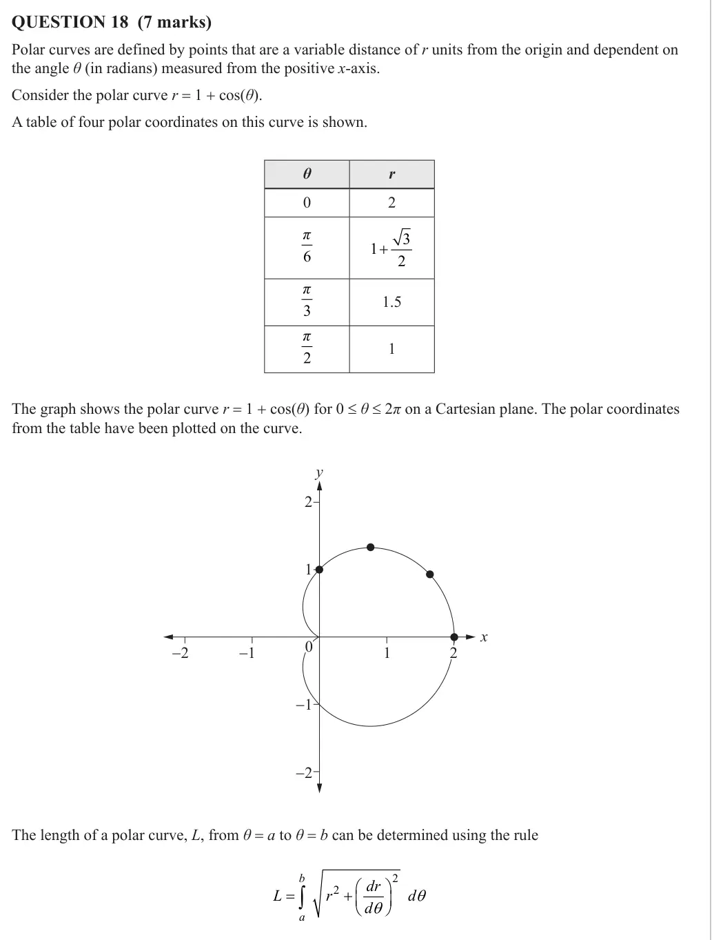 Specialist Mathematics 2025 Paper 2, question 18