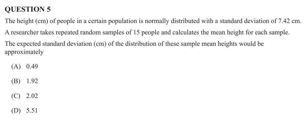 Specialist Mathematics 2025 Paper 2, question 5